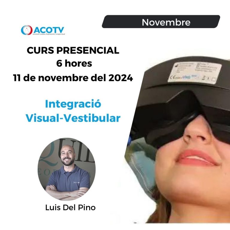 Més informació sobre l'article Integració Visual-Vestibular